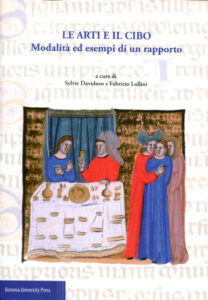 copertina del libro di Frabrizio Lollini, le-arti-e-il-cibo