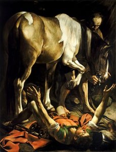 250px-Conversion_on_the_Way_to_Damascus-Caravaggio_(c.1600-1)
