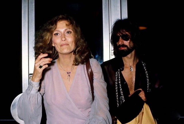 Peter Wolf con l'ex moglie Faye Dunaway – 1977