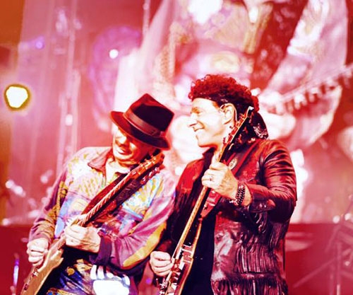 Carlos Santana e Neal Schon