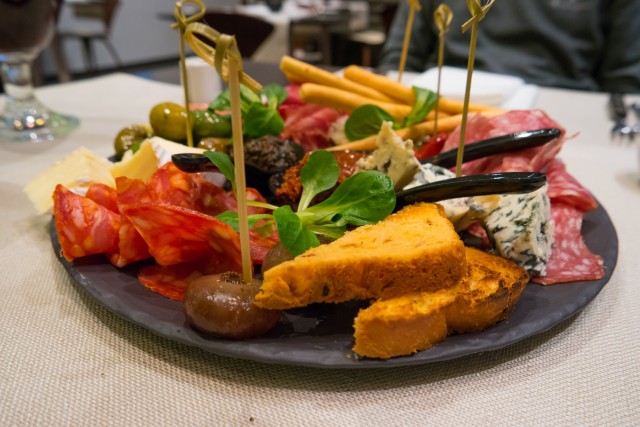 Mixed italian appetizers plate