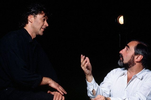 Robbie Robertson con Martin Scorsese nel 1988