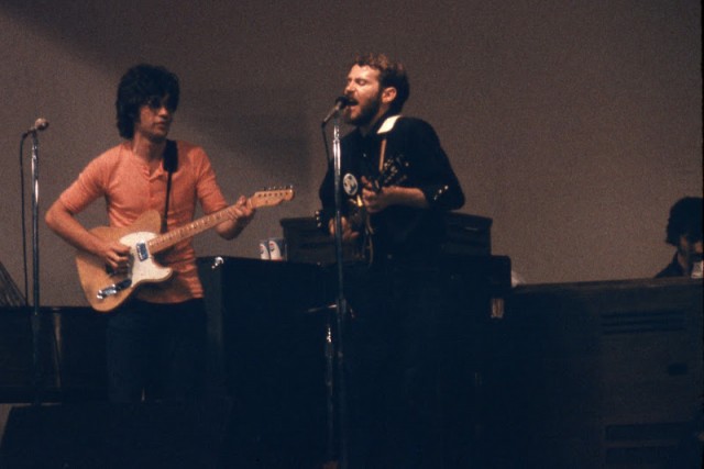 Robbie Robertson e Levon Helm nel 1970