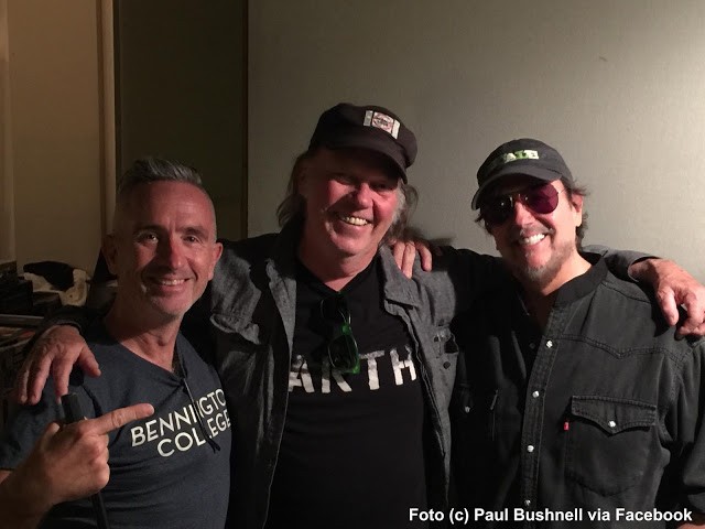 Neil Young con Jim Keltner e Paul Bushnell