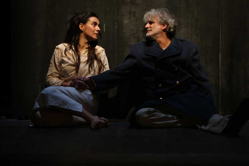 César Brie e Catia Caramia in "La Volontà"